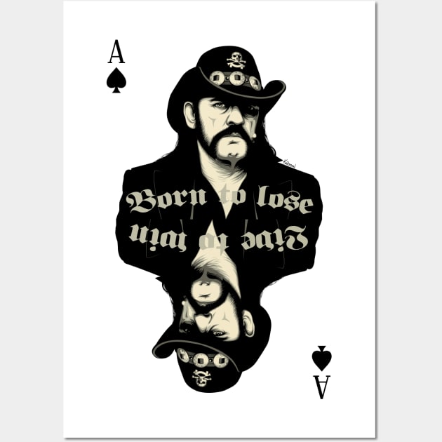 Ace of Spades Wall Art by KristjanLyngmo